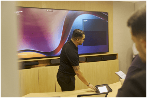 LG Commercial TV in Corporate Meeting Room