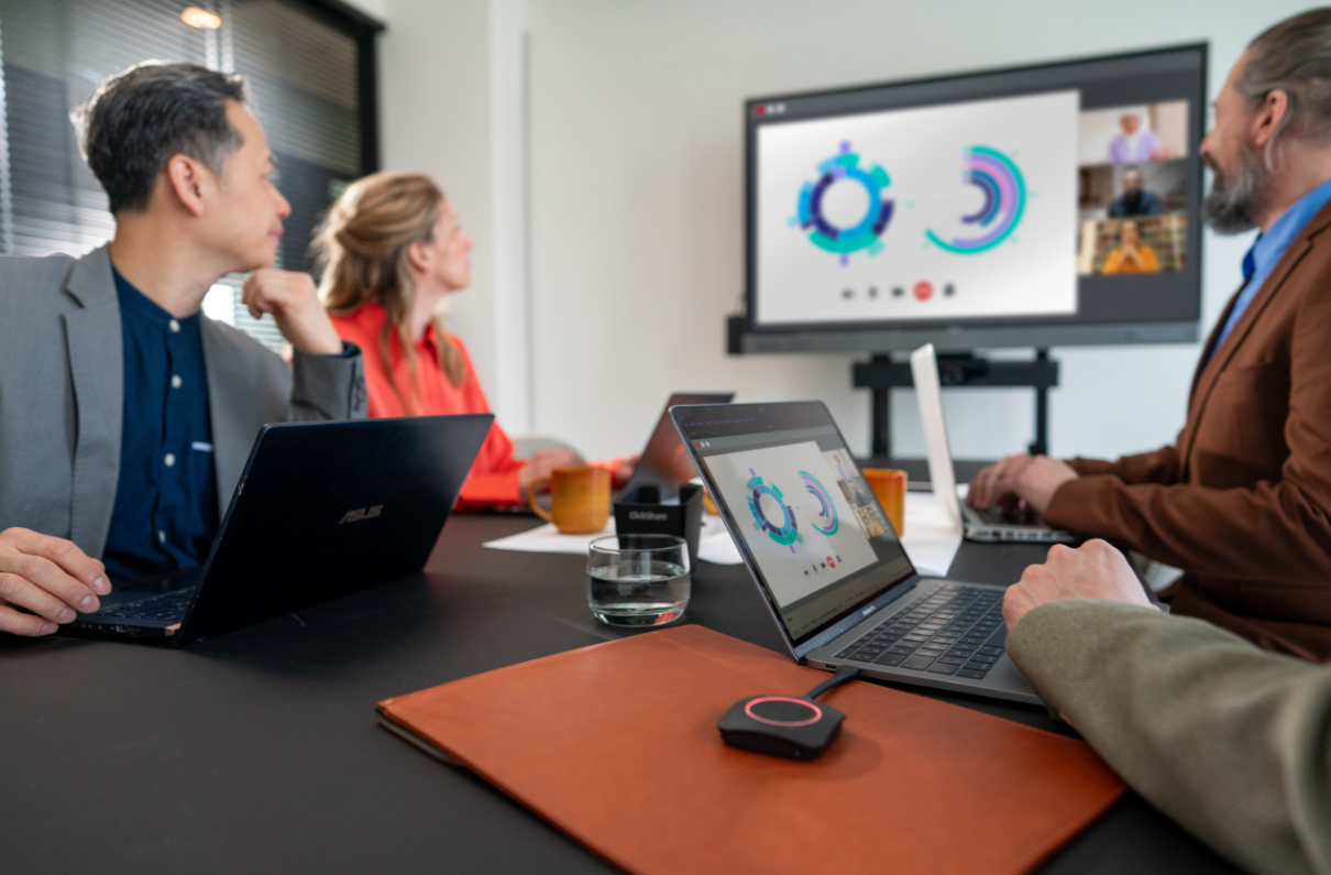 Experiência ClickShare - Apresentação sem fios