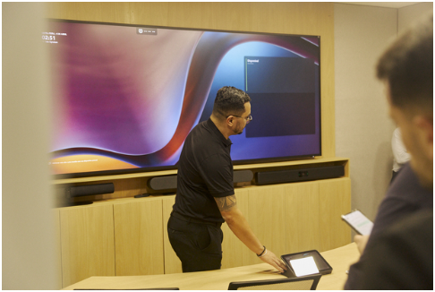 LG Commercial TV in Corporate Meeting Room