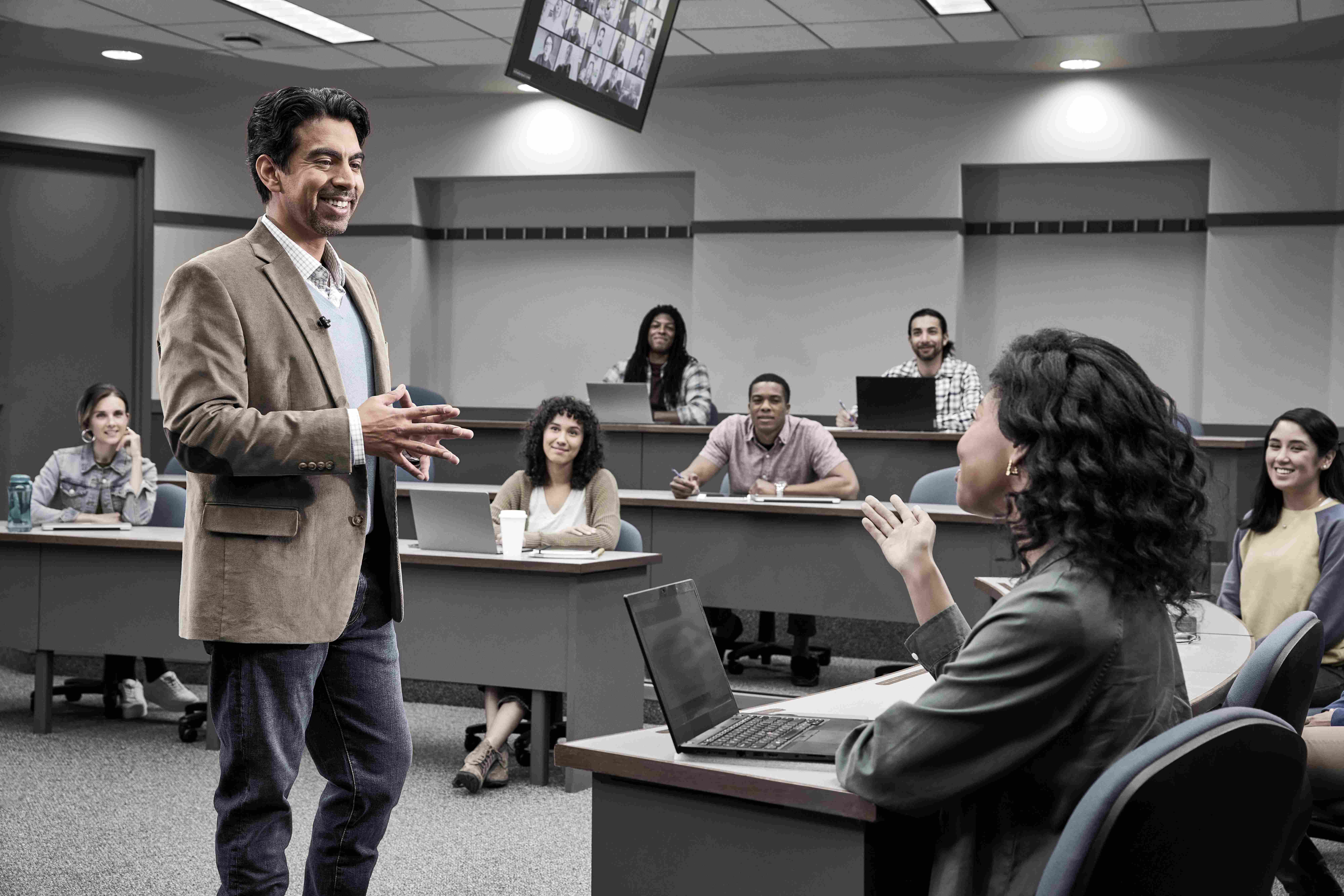 Universidades, auditórios e centros de convenção